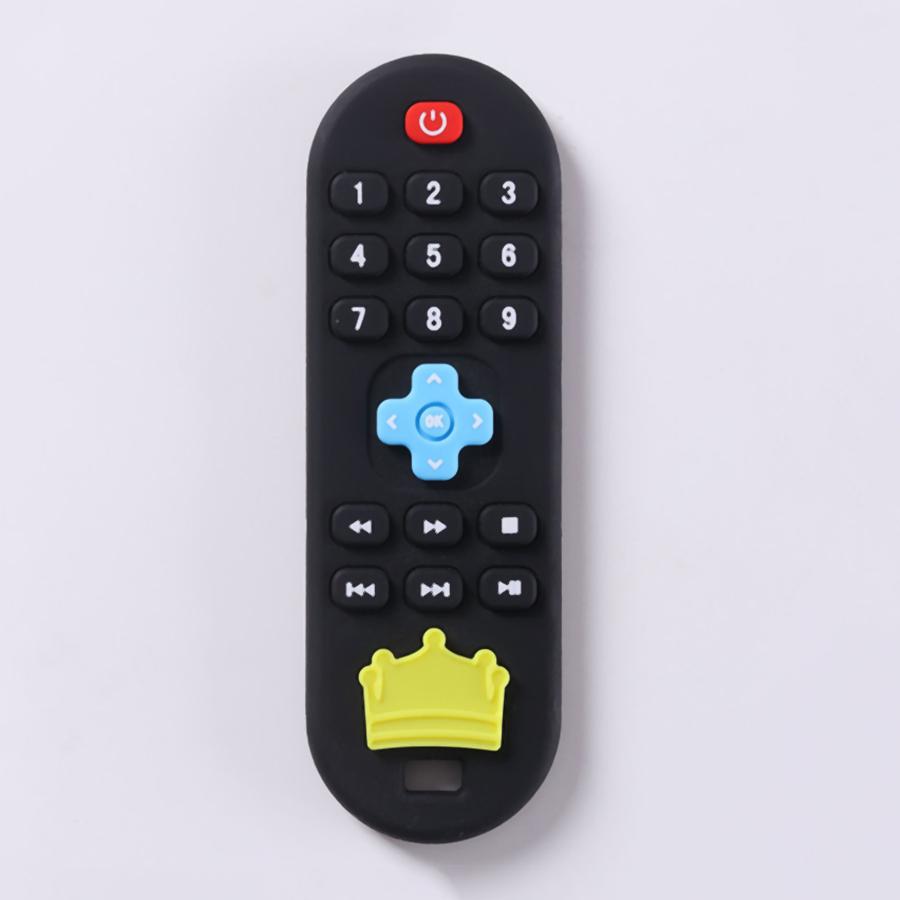 Non-Toxic Children'S Silicone Remote Control Teether Baby Oral Appetite Period Soothing Remote Control Teething Bite Gum Anti-Eating Toys