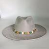 2025 Colorful Suede Wide Brim Felt Fedoras Hat for Women Men Church Jazz Cap Panama Denim Hat Wholesale Sombrero Hombre