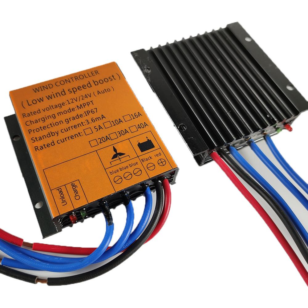 MPPT Wind Turbine Charge Controller 12V 24V AUTO 48V Water Proof Regulator For 100W-3000W Small Windmill Generator