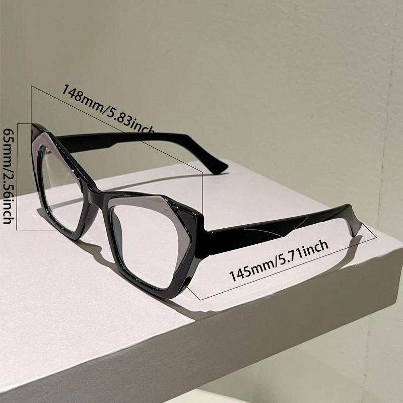 Oversized Reading Glasses Women Fashion Patchwork Rim Blue Light Blocking Optical Frames Trendy New In Presbyopic Eyewear
