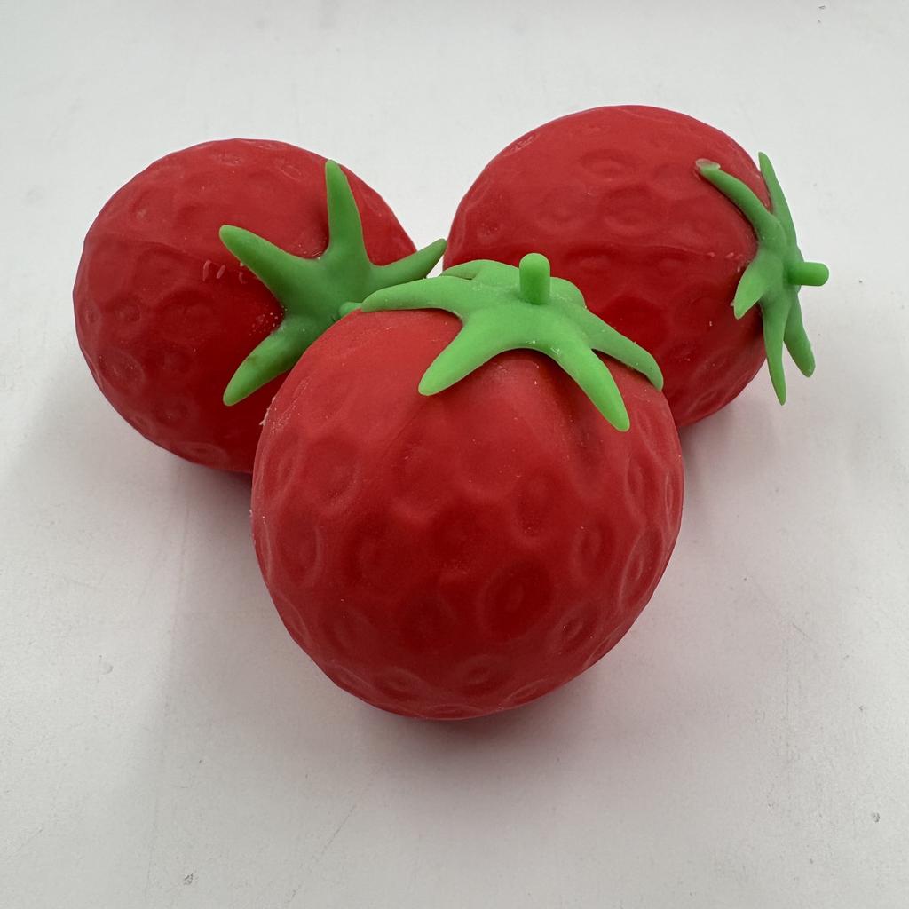 Simulation Strawberry Squishy Toy Slow Rising Soft Pinch Vent Sensory Fidget Toy Stress Relief For Students Kids Wholesale Supply