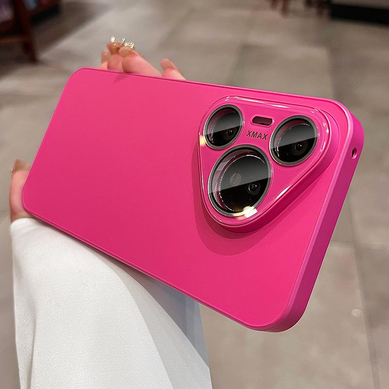 Frosted Texture Suitable for Huawei Pura70 Mobile Phone Case New P70 with Lens Film P80pro Full Inclusive Anti Fall Cover
