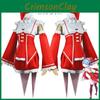 Rezero Rem Ram Vestido de Cosplay de Natal Fantasia Alta Qualidade Roupa de Papai Noel Neve