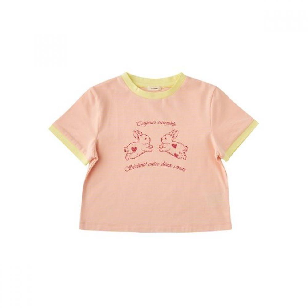 LiTTle Ground STriped Ringer T shirT  76122 332 01 PINK/100