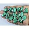 15Pcs Natural Green Malachite Fancy Cabochon Loose Gemstone 273Cts. Lot C-477