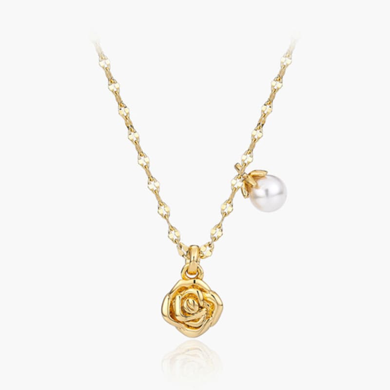 Noonoo Fingers Rich Rose Necklace