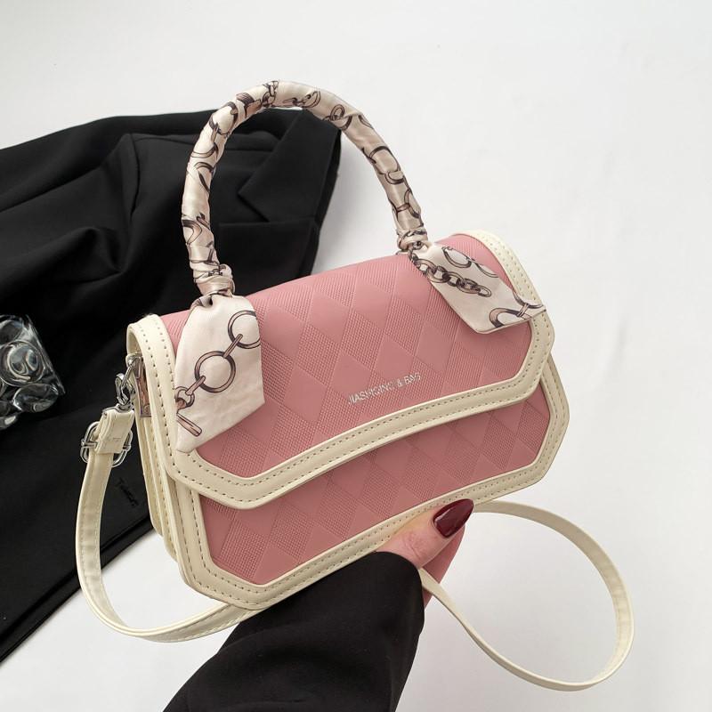 Fashionable Minimalist Crossbody Bag Chic Small Square Handbag For Daily Use In Various Colors