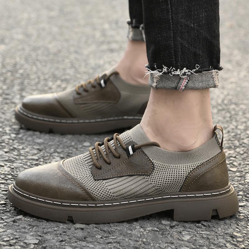 Кожаные мокасины 5 см — фото 4