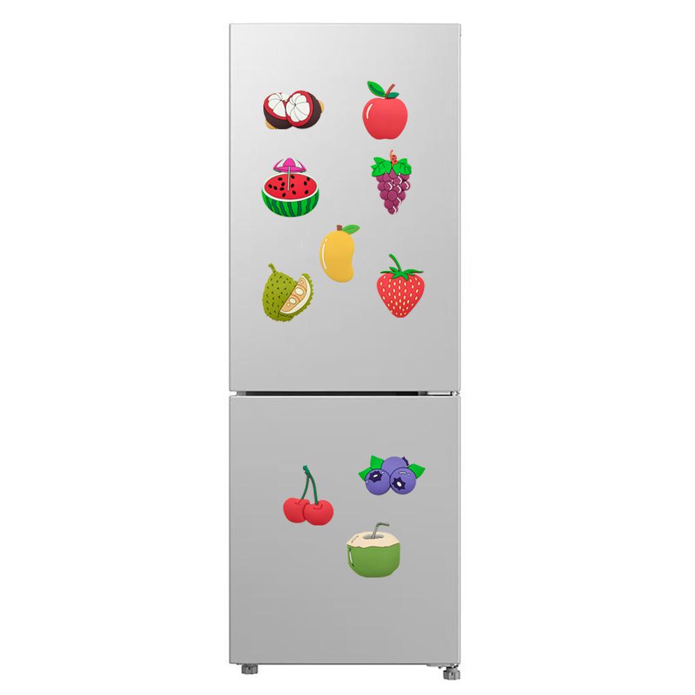 Soft Magnetic Fruit Cartoon Magnets for Kids - Educational Door & Fridge Decorations