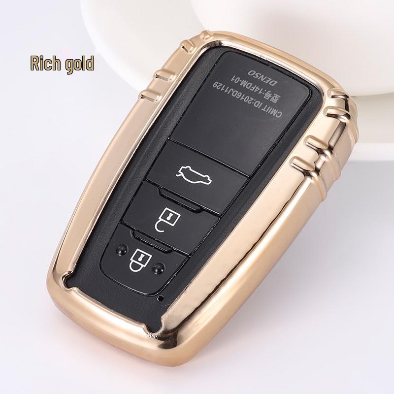 

TPU Car Key Cover for Toyota Camry, CHR, IZOA, Prado 2700 Color Box Packaging
