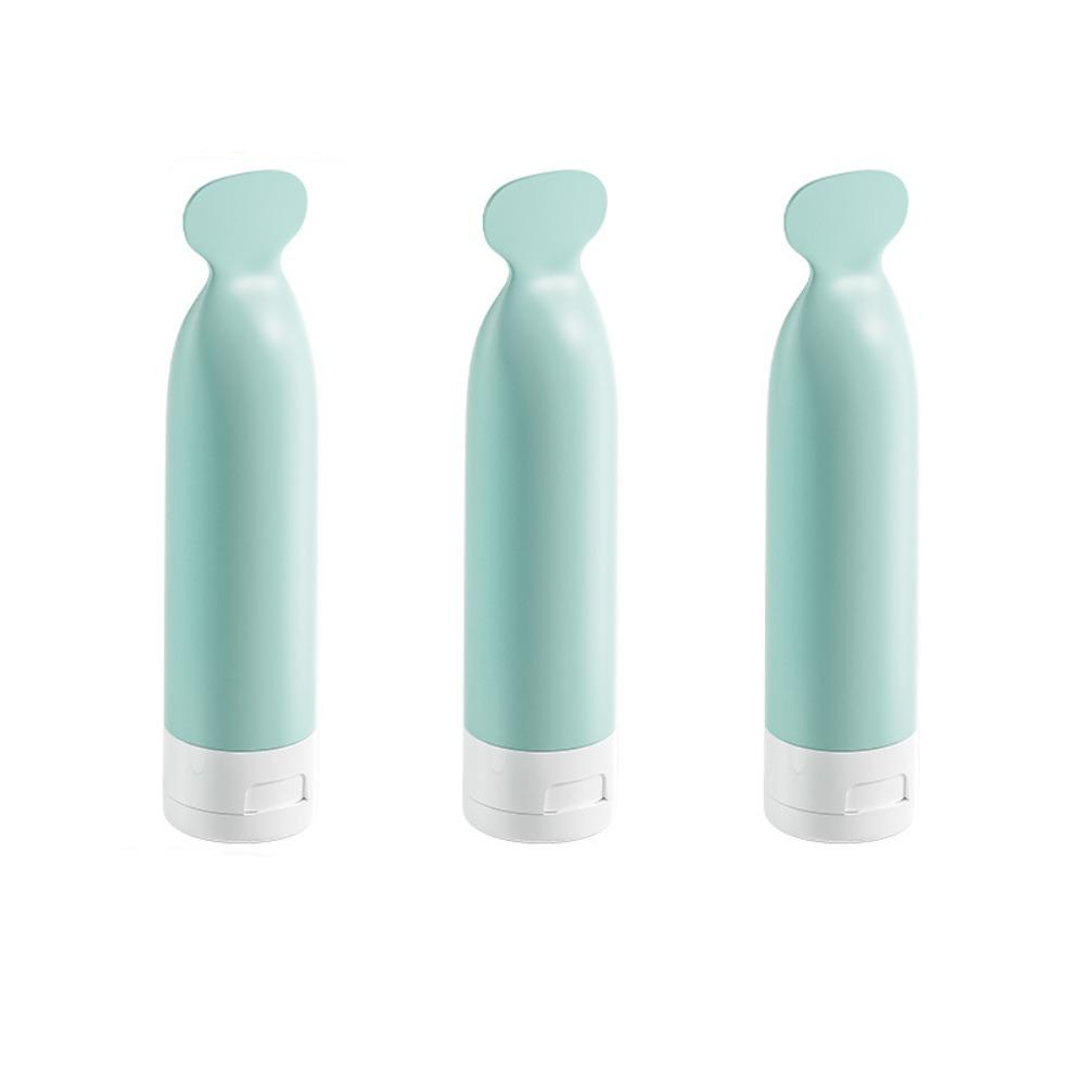 3Pcs/Set 60/100ml Lotion Container Empty Bottle Squeeze Tube Portable Travel Refillable Bottle