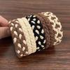 Elastico per Capelli a Scrunchie in Lussuosa Pelle Nera - Elastico Durevole per Capelli da Donna