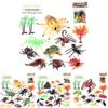 Detailed Static Pvc Insect Model Collection Featuring Frogs Ants Centipedes And Bees