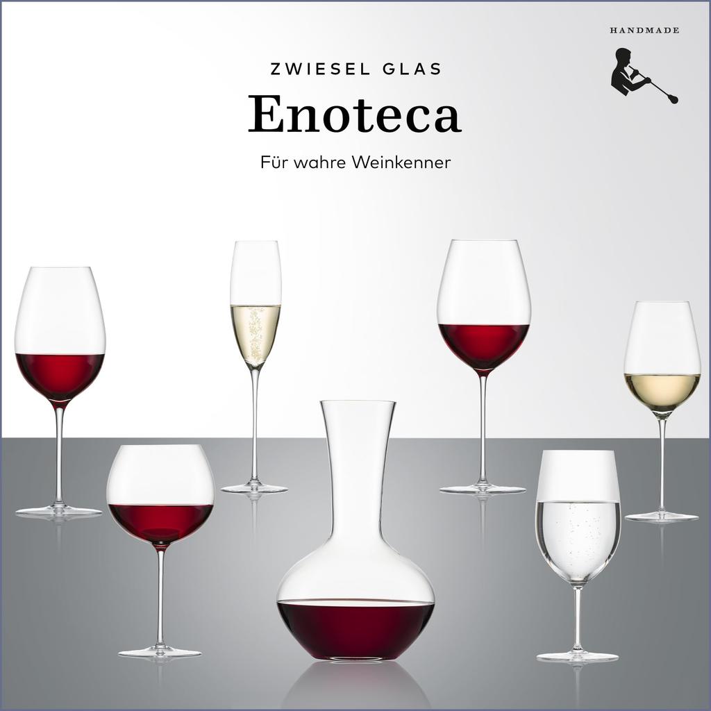 [Officially Imported] ZWIESEL Enoteca Wine Glass, 553ml, Chianti, Handmade, 122191 (Formerly Product Number 109582), Clear