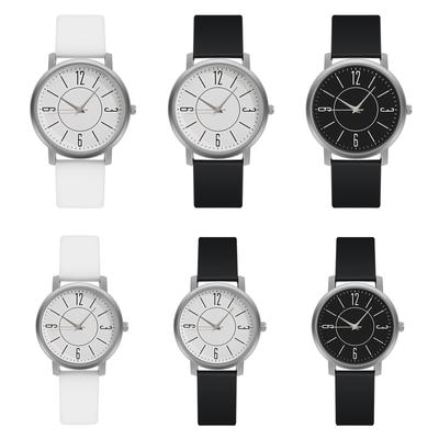 Men's And Women's Quartz Watch Simp Digital Watch Silicone Wristband Couple Wristwatch Couple Gift