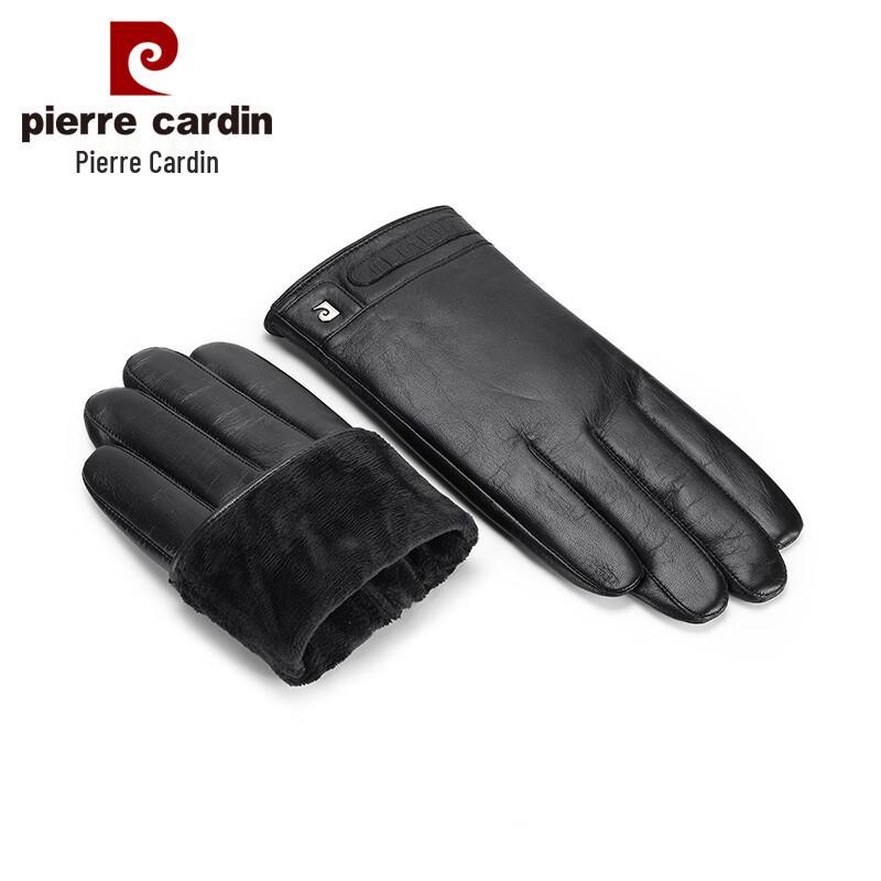 Pierre Cardin Men's Goat Leather Winter Touchscreen Gloves