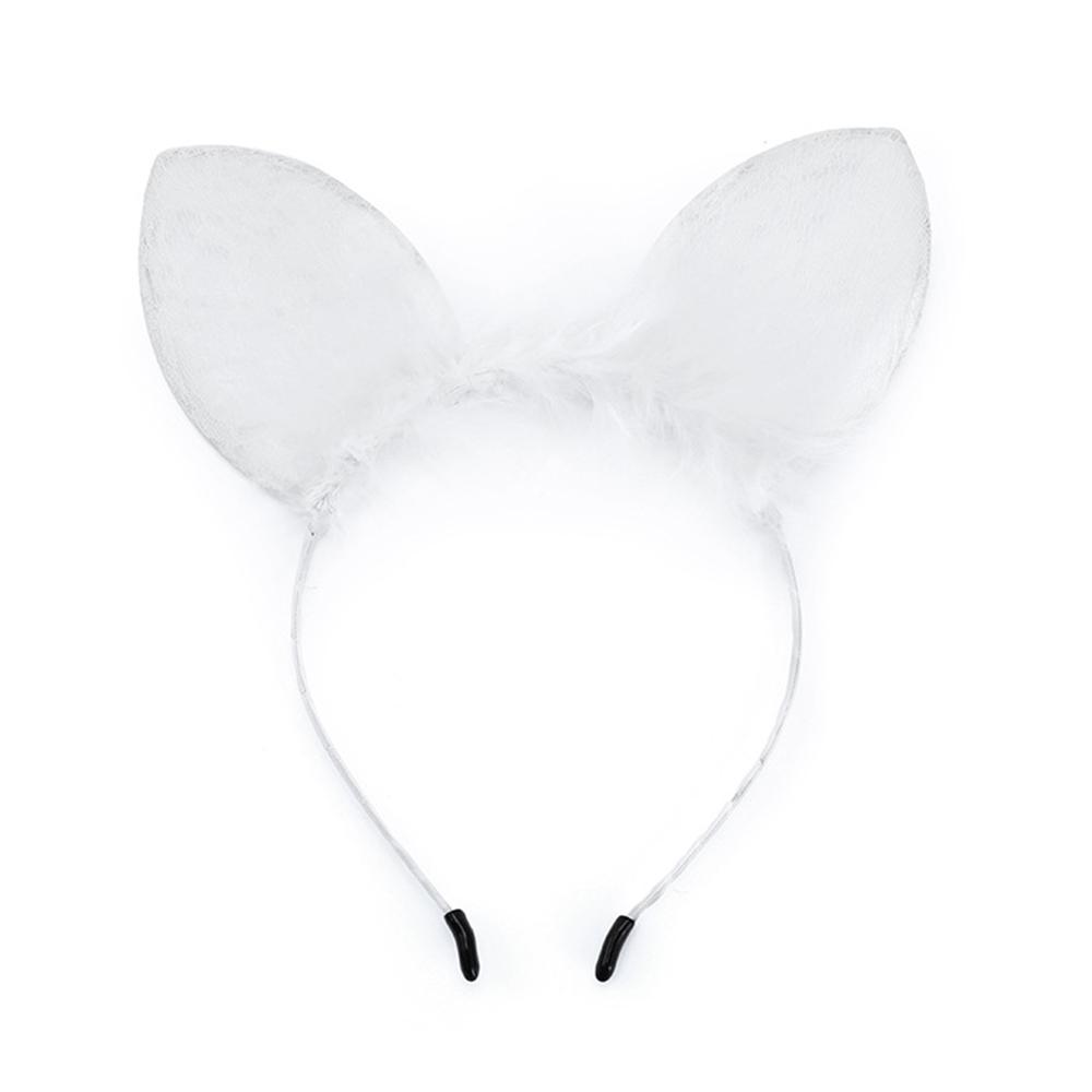 Spitzen Katzenohren Stirnband Frauen Mädchen Haarreif Party Dekoration Sexy Reizend Cosplay Halloween Kostüm Haarschmuck