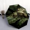 frog pattern, automatic folding umbrella, portable and foldable design, 8 ribs, a Christmas or birthday gift.