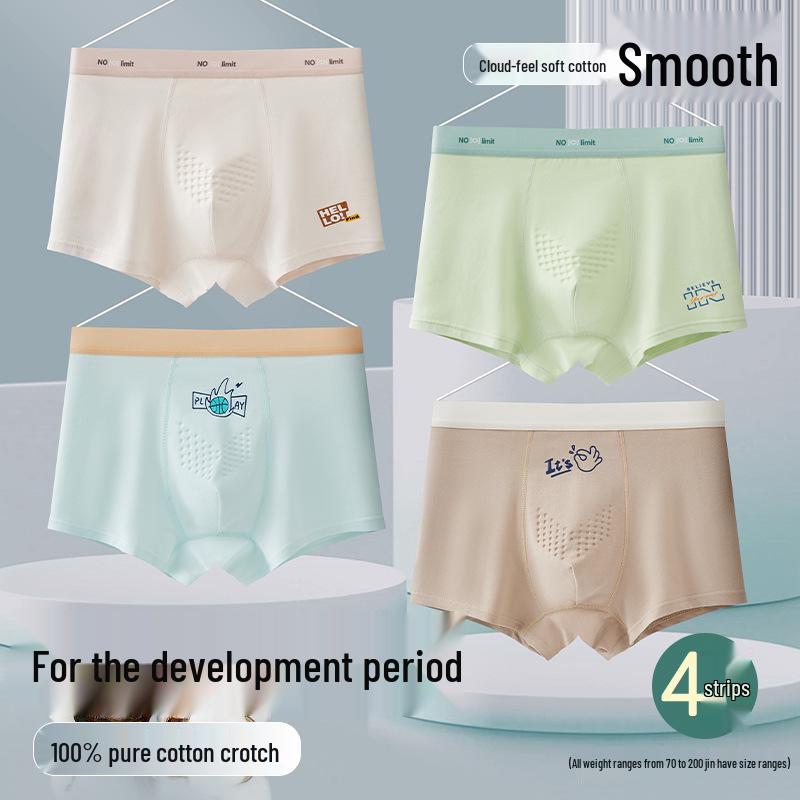 Boys' Pure Cotton Boxer Briefs  - Year of the Rat