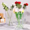 Găleată pentru flori din acril transparent Suport pentru flori conice Vază înaltă de flori Centru de masă pentru acasă, nuntă, sufragerie, aranjamente pentru florărie