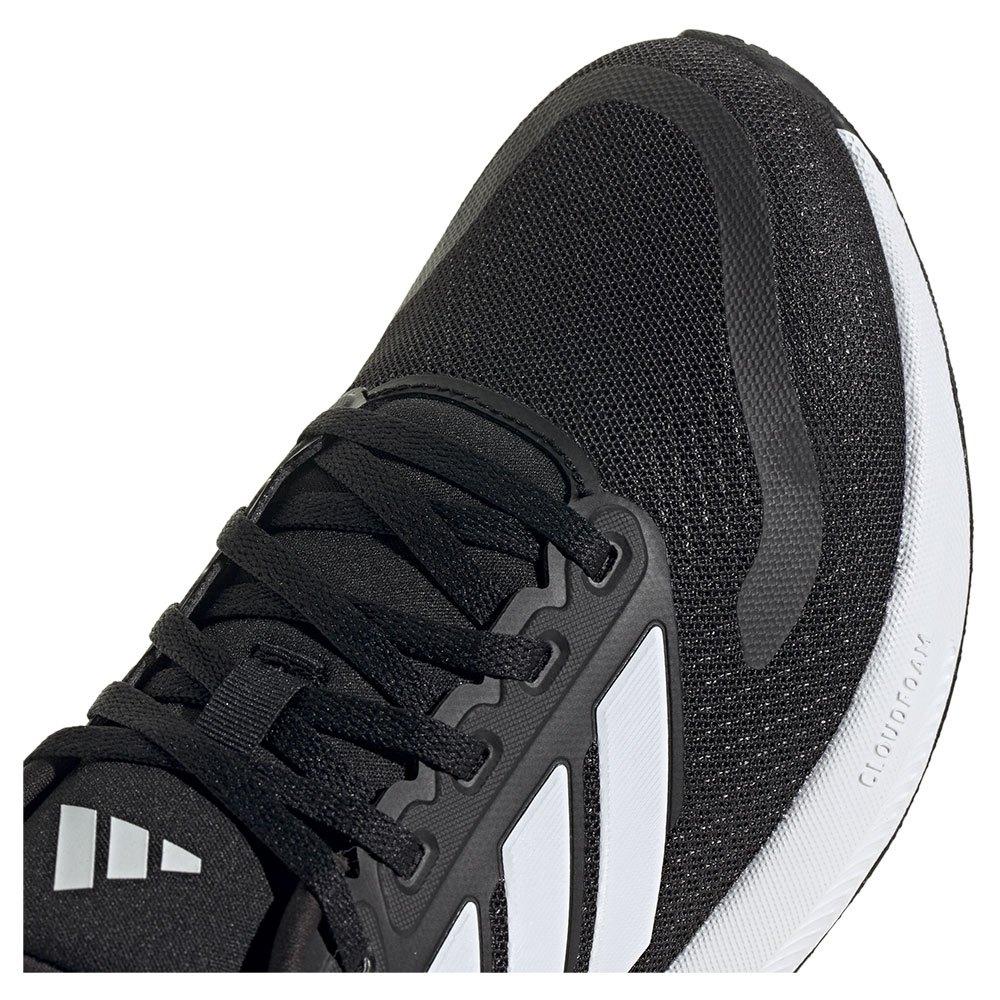 Adidas runfalcon 5 wide sneakers breathable mesh upper black