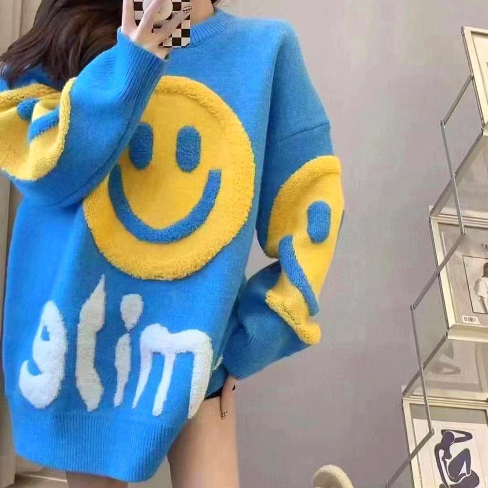 Women's Fashion Casual Fall Winter Long Sleeve O-Neck Sweaters