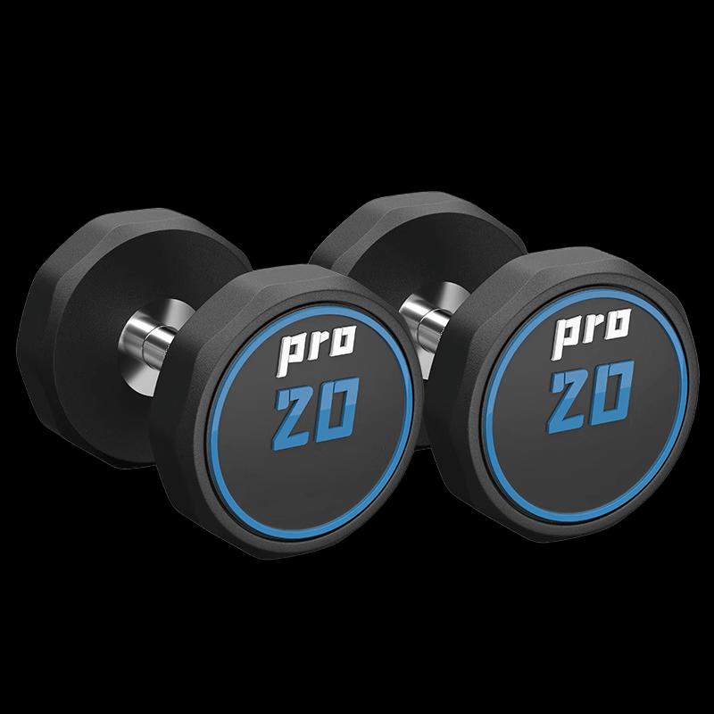 Leap Tiger Rubber-Coated Dumbbell Set