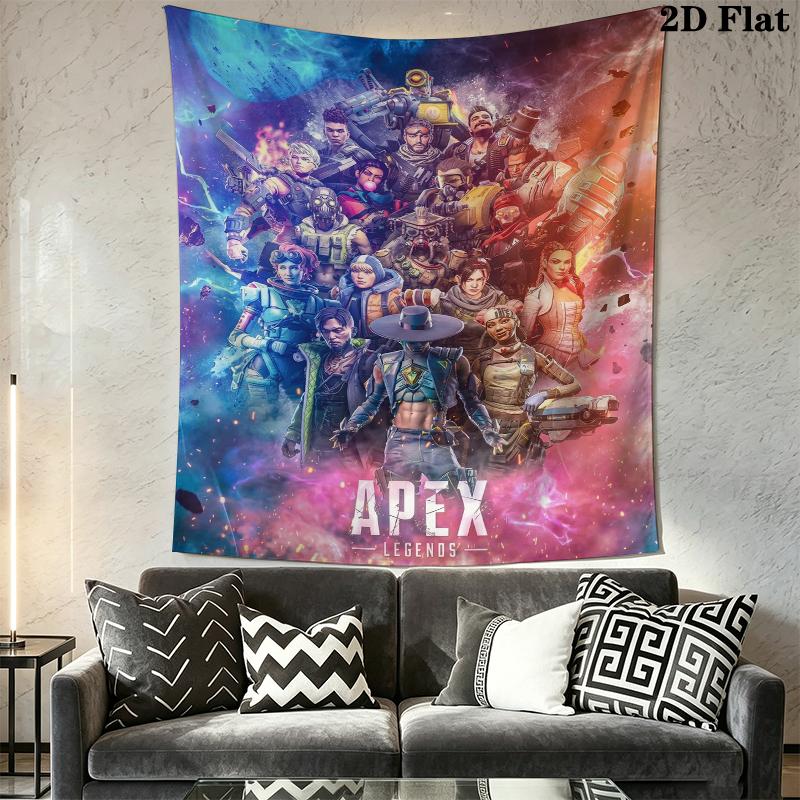 Apex Legends Wall Tapestry Aesthetic Wall Hanging Printed Fabric Blanket Decorative Tapestries for Bedroom Living Room Home Decor