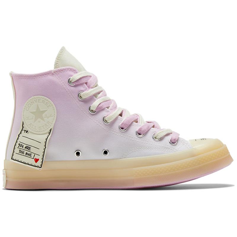 Converse 1970s Chuck Taylor All Star Wear-Resistant High-Top Canvas Shoes Unisex Pink