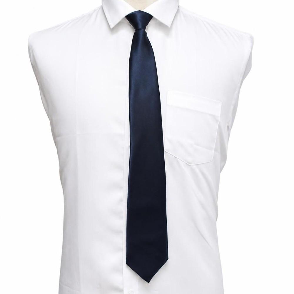 Clip On Zipper Tie Unisex Suit Zipper Neckties New Uniform Neck Tie  For Men Women