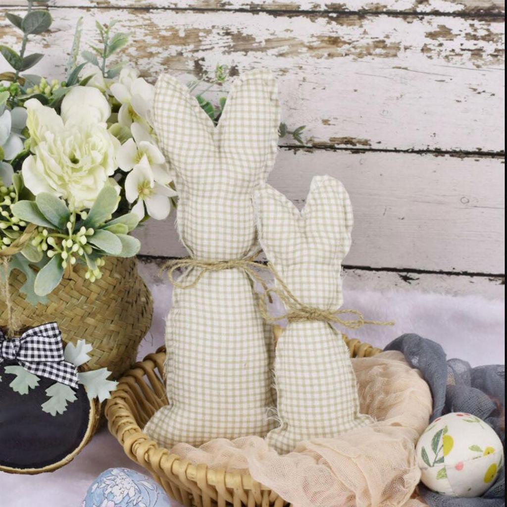 Soft Easter Rabbit Decor Bunny Ornaments Holiday Supplies for Girls Boys