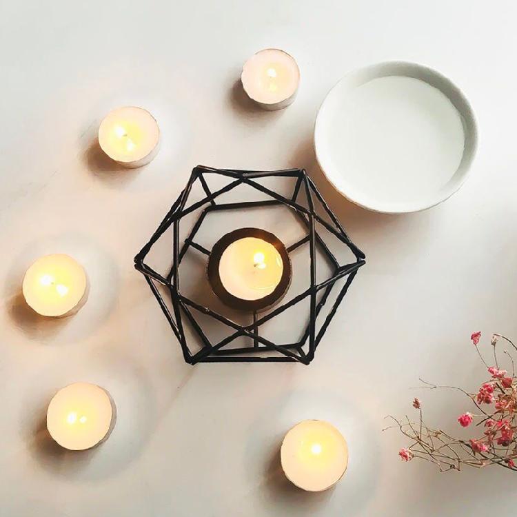 Home Oil Burners Geometric Essential Oil Candle Holders for Essential Oils