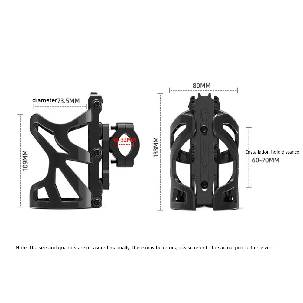 Bike Water Cup Holder Lightweight Aluminum Alloy Cup Cage with Screws and Tool Durable Drink Cages for Outdoor