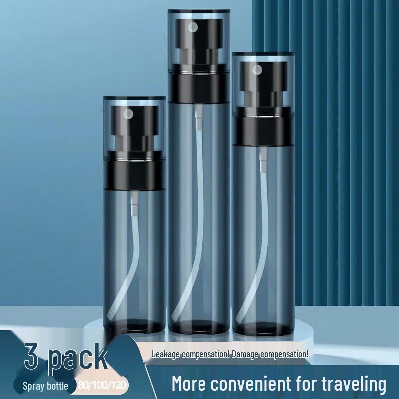 Fine Mist Travel Spray Bottle 3-Pack