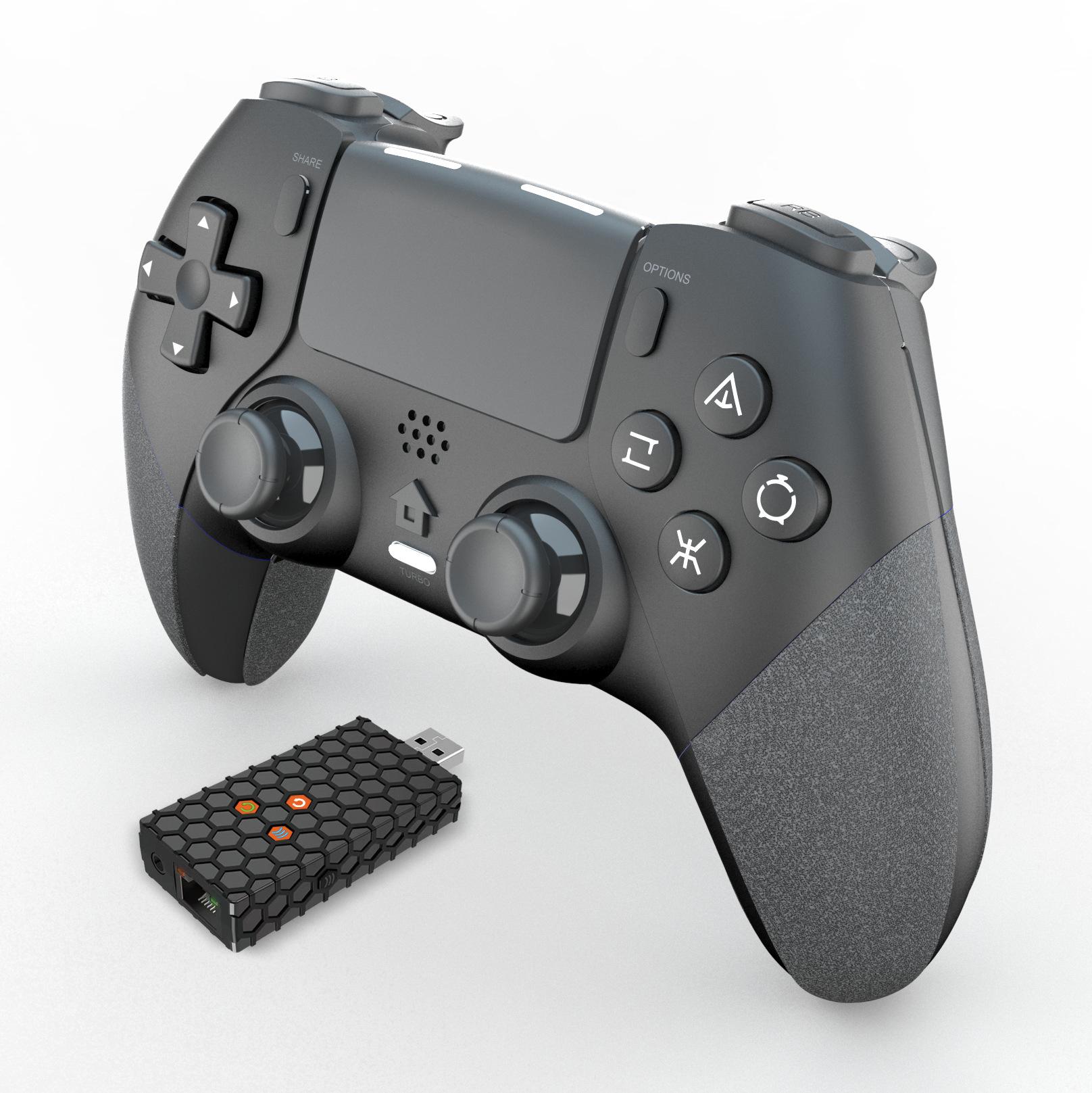 Elite Wireless Game Controller Dual Vibration Programmable Button Six Axis Body Sense Game Controller for PS5 чёрный