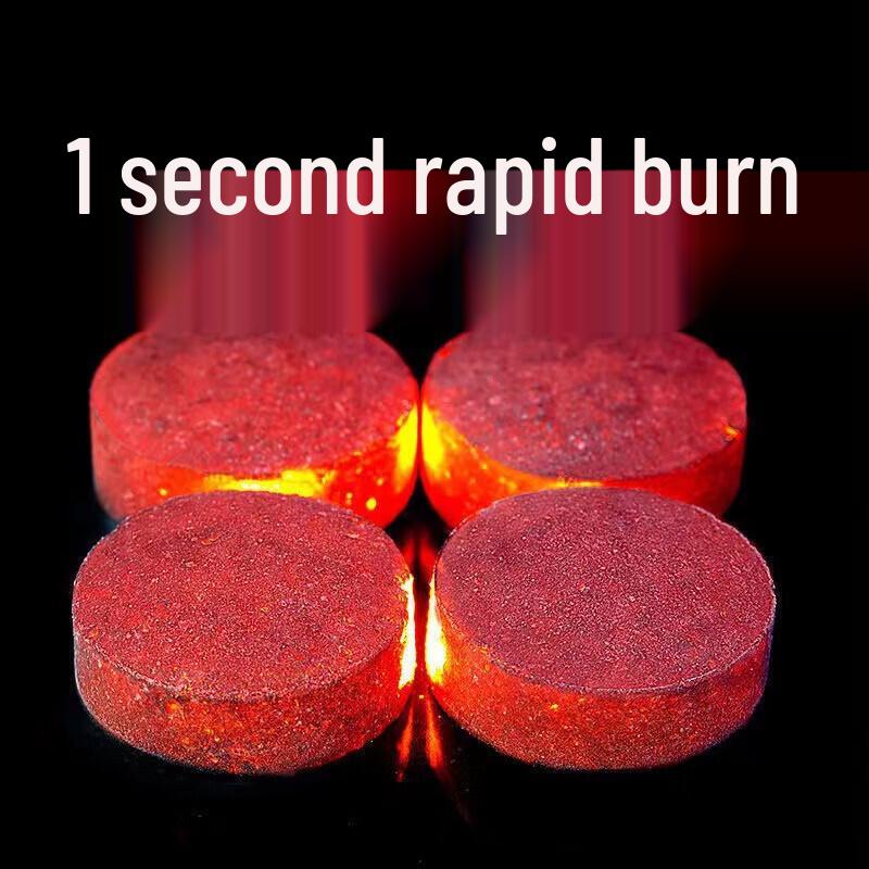 ZISIZ 40mm Quick-Lighting Shisha & BBQ Fruit Wood Charcoal