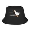 Duck Goose Accessories Bucket Hat Style Men Women Sun Hat Biting Knife White Goose Bob Packable Fishing Fisherman Cap Camping