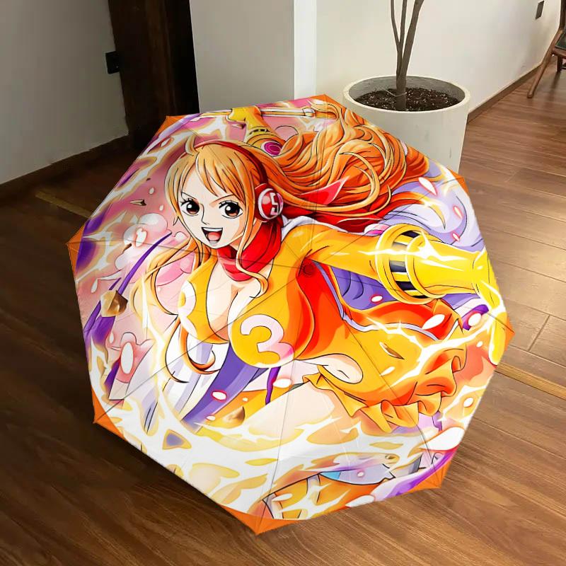 

1pc One Piece Automatic Umbrella | Portable Foldable 8-Rib Manual Open, Casual Accessory, Durable Canopy yy250905052