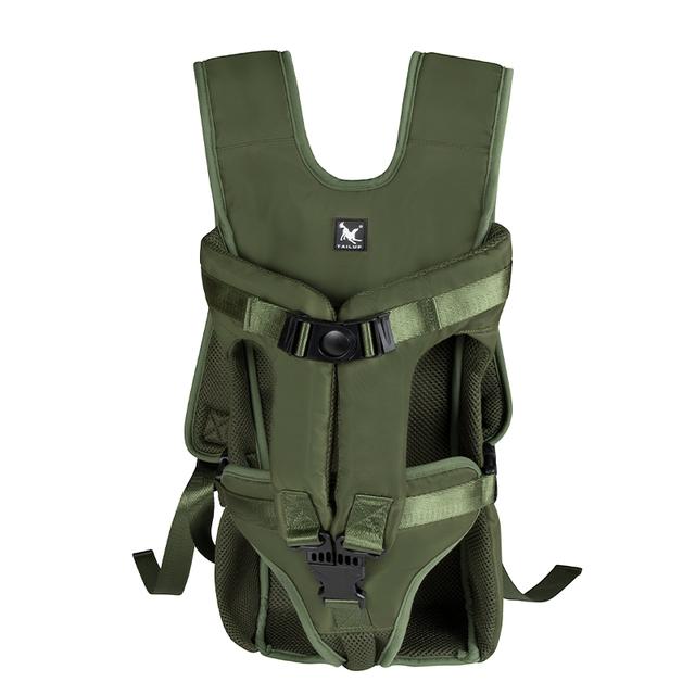 Zaino per animali domestici per cani gatti Borsa da viaggio anteriore per cani da trasporto per animali Cani di piccola taglia Bulldog Cucciolo Mochila Para Perro L