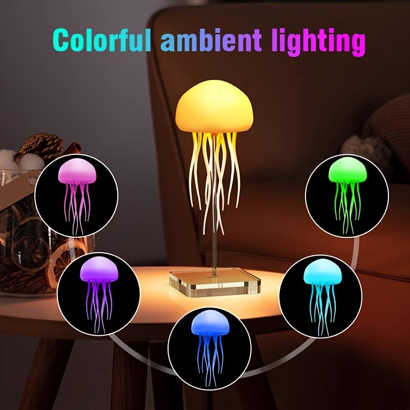 1PC Creative Sound Control Light Bedroom Bedside Light Gift Led Light Jellyfish Voice-activated Night Light