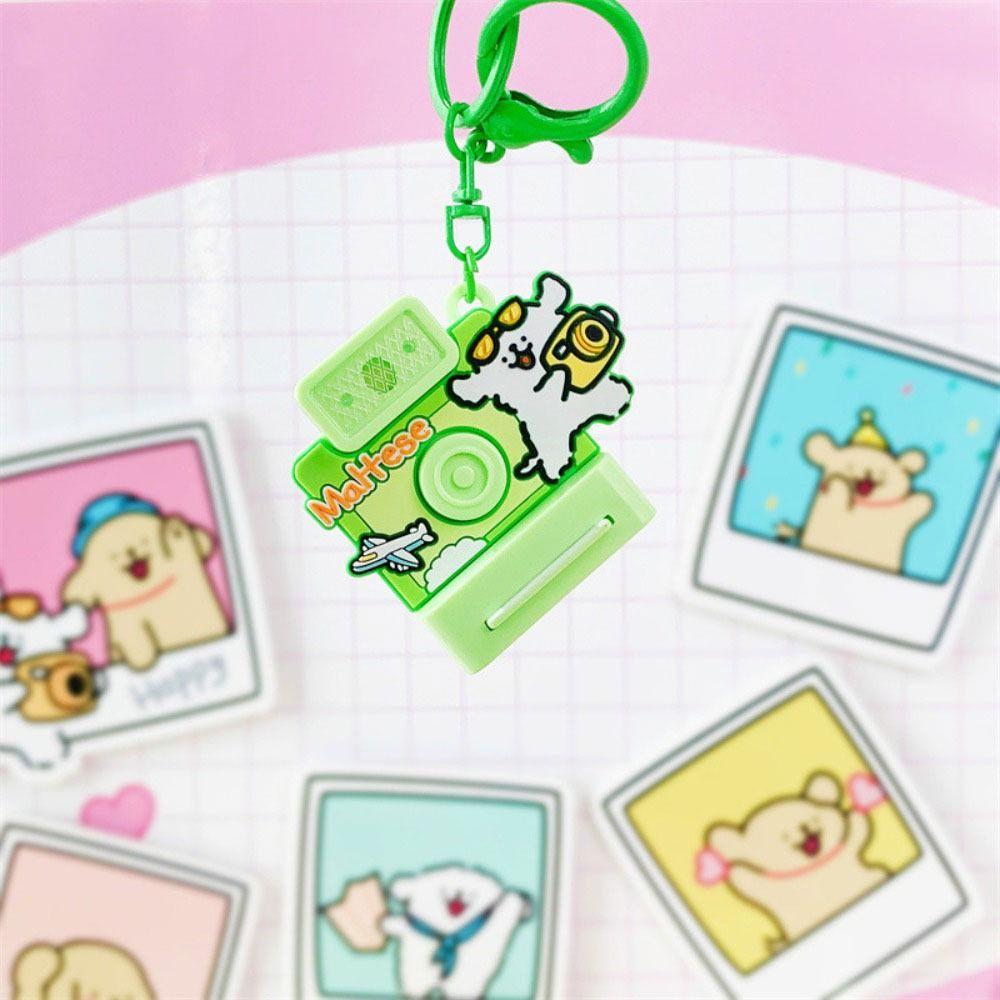 

Милий брелок-камера у вигляді цуценяти Line, корейський брелок-камера, підвіска на шкільний рюкзак 2024 blue-2