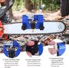 Chainsaw Sharpener Hand-Cranked Chainsaw Chain Sharpening Jig with 3Grinding Rod Portable Chainsaw Sharpening Tool for Chain Saw