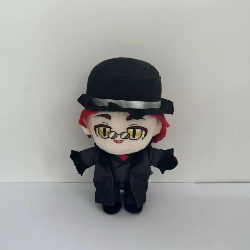 Good Omens Pluche Aziraphale Crowley Mini Katoen Engel Demon Chibi Karakter Sleutelhanger Hanger Ventilator Verzamelaar Compilaties Cadeau 10cm