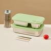 Single/Double Compartment Sealed Salad Container Silicone Seal Travel Food Tray  Picnic