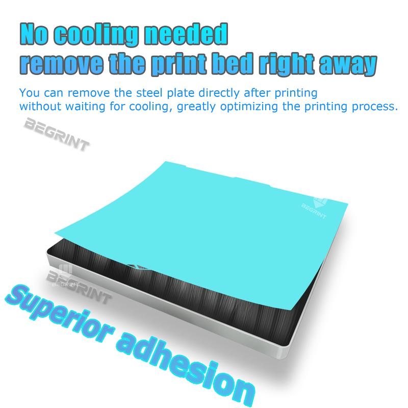 Glacier Cold Printing Plate For Anycubic Kobra 3/Kobra 3 Combo/Kobra S1C/Kobra X High Viscosity Two Side Printing KX Build Plate
