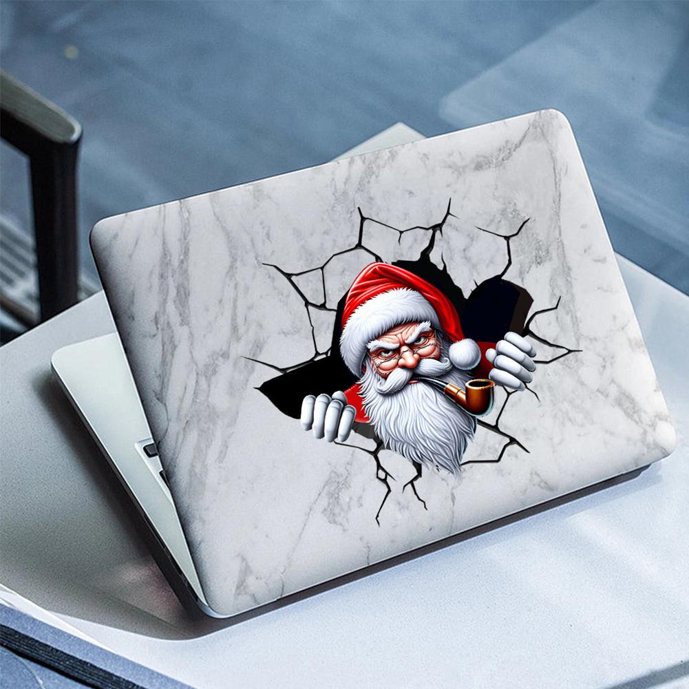 Christmas Santa Claus Snowman Car Stickers Waterproof Auto Rear Windshield Window Body Vinyl Decals Decoration