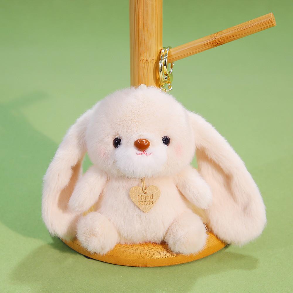 

Plush Bunny Keychain With Soft Polyester Fiber For Kids And Backpack Decor