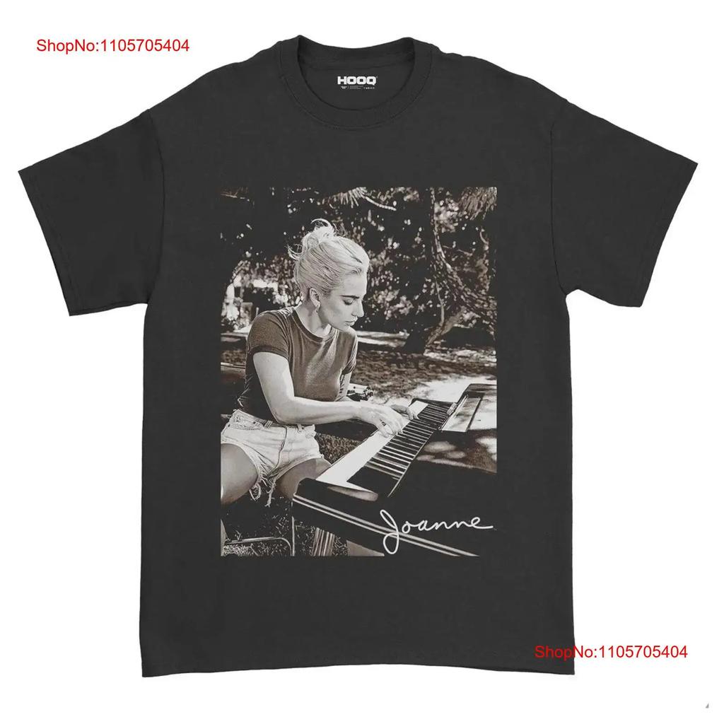 Gaga Joanne Piano T Shirt S 5xl Vintage Designer Clothes Stretched Homme Graphic Stylish Unisex