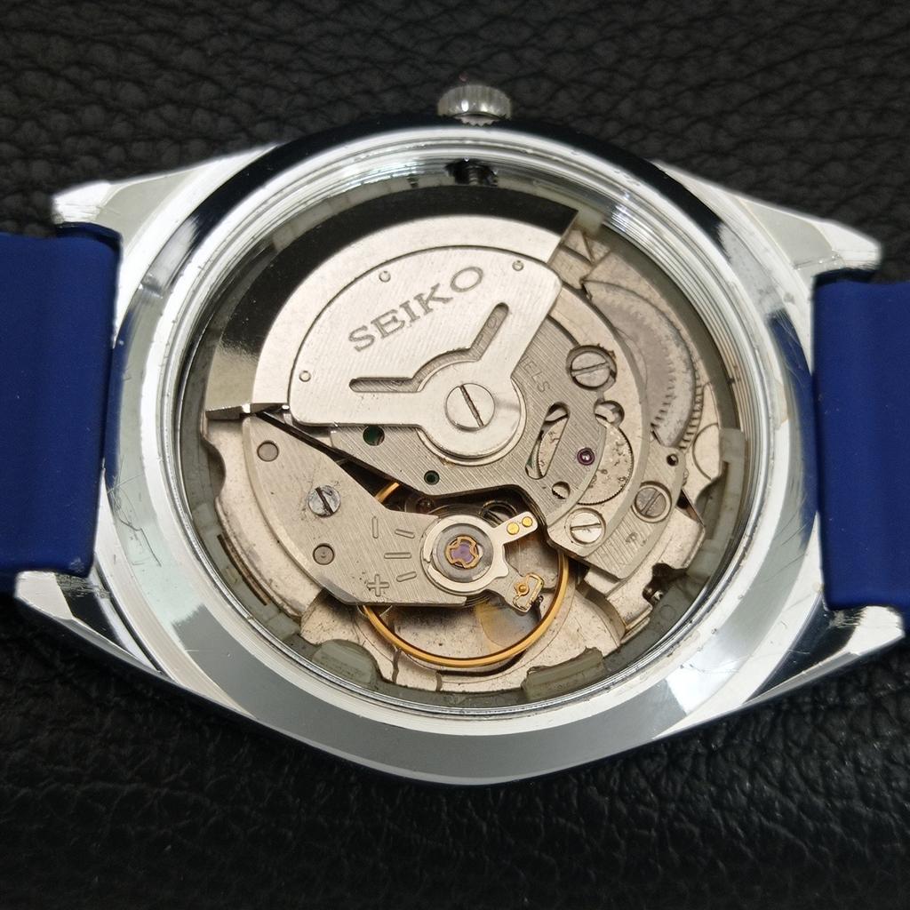 VINTAGE REFURBISHED SEIKO 5 AUTOMATIC 6309A JAPAN MENS BLUE DIAL WATCH a444453-1