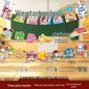 Kreative Back-to-School Cartoon Banner Dekoration für Klassenzimmer und Kindergärten